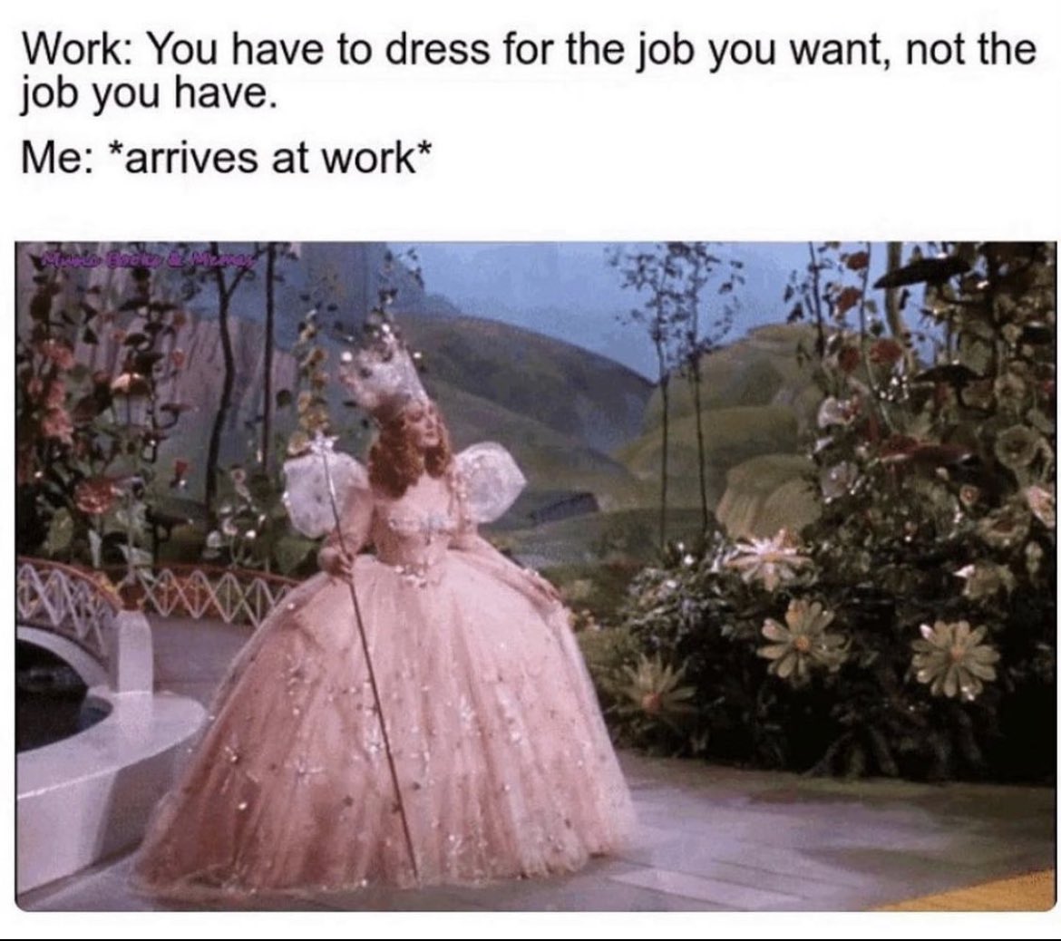 mzkagan's tweet photo. Spring wardrobe update to go with Q2 #startup goals https://t.co/6d6CC3Vyiw