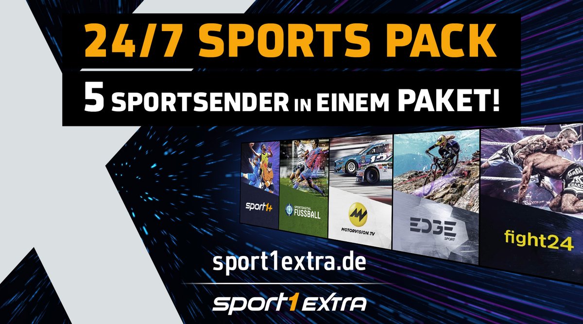 SPORT1_PR's tweet photo. Die Zeitschrift @SATVISION_mag hat unser Sportpaket „24/7 Sports Pack“ (via SPORT1 Extra buchbar) mit "Gut" bewertet! Den Bericht dazu gibt es in der Mai-Ausgabe. 5 Sender gehören zu dem attraktiven Paket: @sportdigital, @motorvisioncom, #EDGEsport, @fight24tv u. SPORT1+. @SPORT1 https://t.co/1YA3U4W7w0