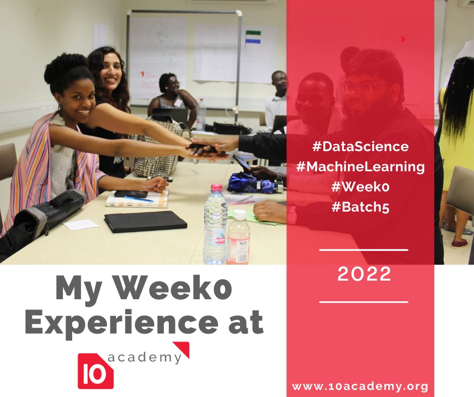 I had so much fun(read thrown in the deep-end😭😂) learning  data science with @10acad  .I have refined my knowledge in modular programming and git & github.I was also able to run tests and work on an end-to-end sentiment analysis project.
#Datascience #Batch5 #academyexperience