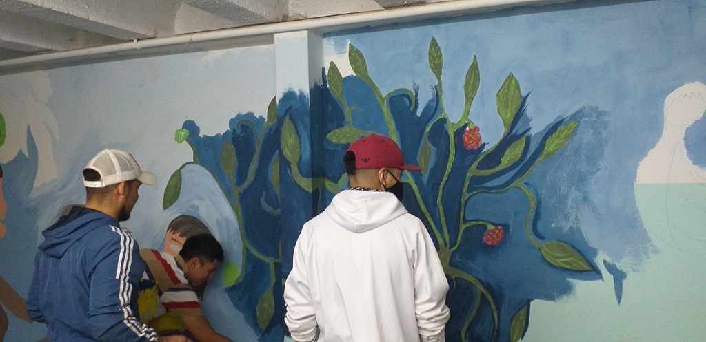 DDHH_RioNegro's tweet image. ℹ En articulación con el Espacio Socio Educativo de Educación No Formal del Servicio Penitenciario Provincial iniciamos con el dictado de los talleres de pintura y mosaiquismo en el Establecimiento de Ejecución Penal N°2, de #Roca.

Conocé más: bit.ly/3vnz2Z2