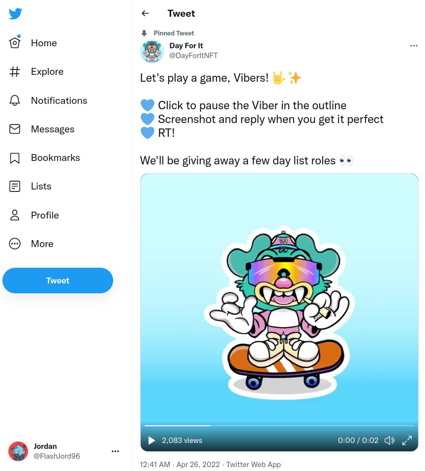 FlashJord96's tweet photo. @DayForItNFT Letss Gooo, 3rd attempt 🔥🚀 https://t.co/zk1niHFX7f