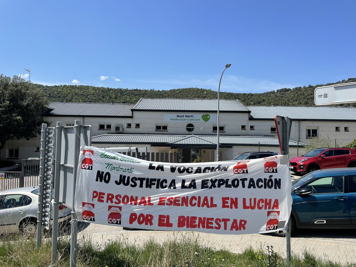 CGTBerga's tweet photo. L’excés d treball i falta d personal a la residència #MontMartí d @DomusVi_Es a #Puigreig q ha determinat la Inspecció d @treballcat comporta q a UDP hi hagi agressions entre usuaris i cap a treballadors. L’empresa no posa solució i nega informació als representants de la #CGT https://t.co/cvdpYixORo