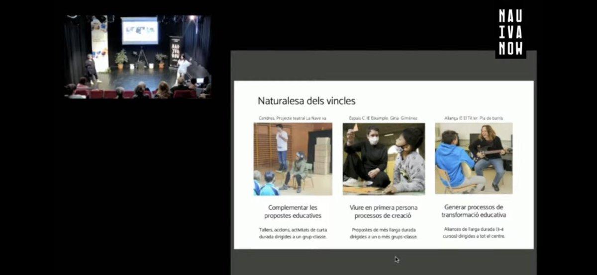 envinem's tweet photo. Aproximació al Sistema Educatiu per a artistes i creadors/es. Conceptes claus, estratègies i aspectes a tenir en compte per
endinsar-se en l’àmbit educatiu des de l’experiència artística. Mamen Zaera @CRPsantandreu #CRAB #educacióicultira @Cadeera_ @nauivanow https://t.co/sdoSWdULiQ