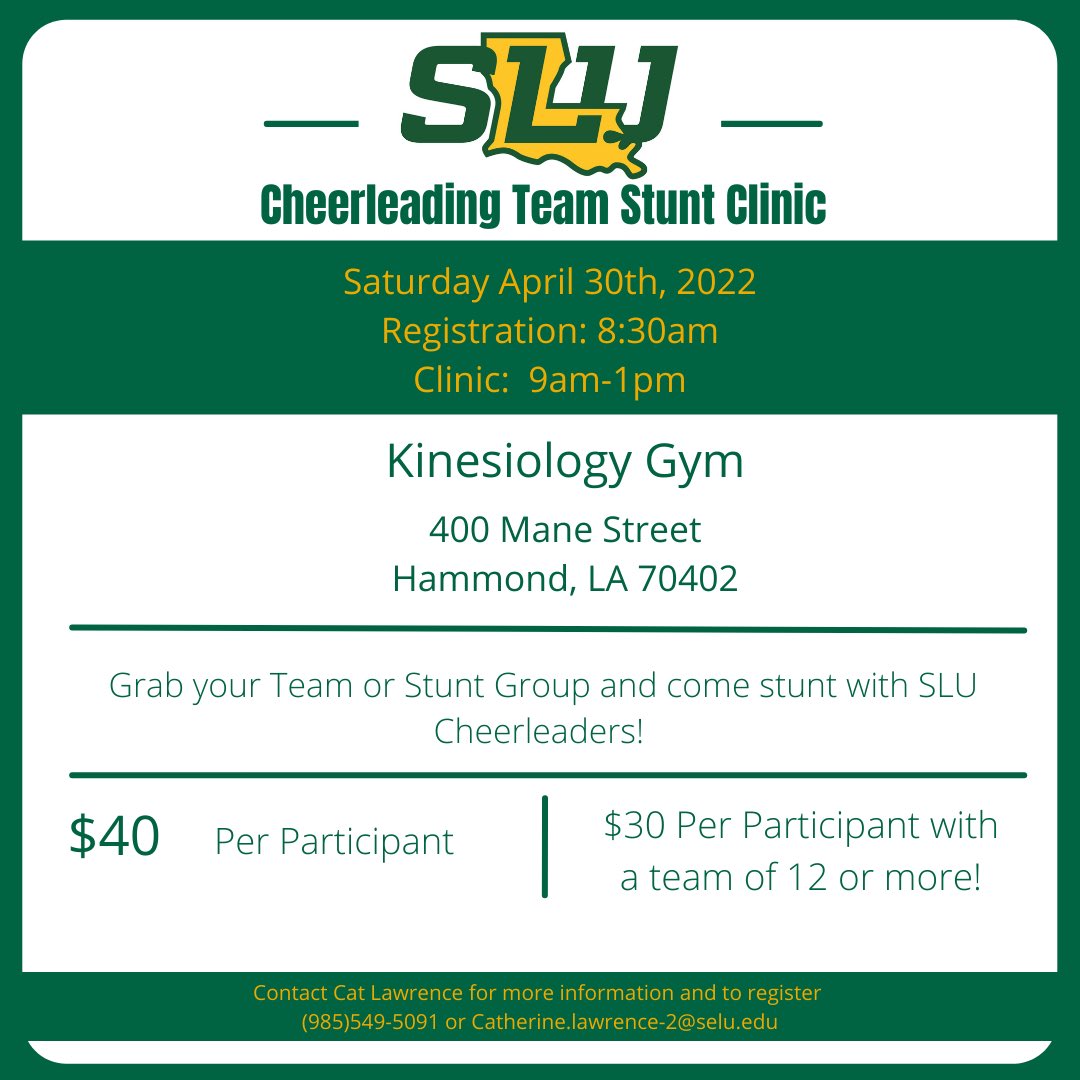Additional information for the clinic tomorrow! See you then💚💛