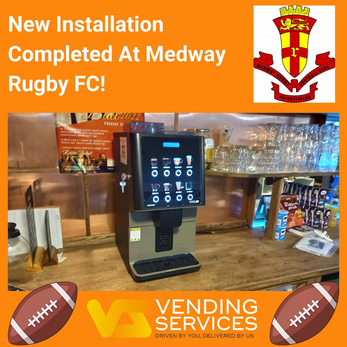 Another converted customer after giving our coffee vending solution a try! #medway #rugby #coffee #vending