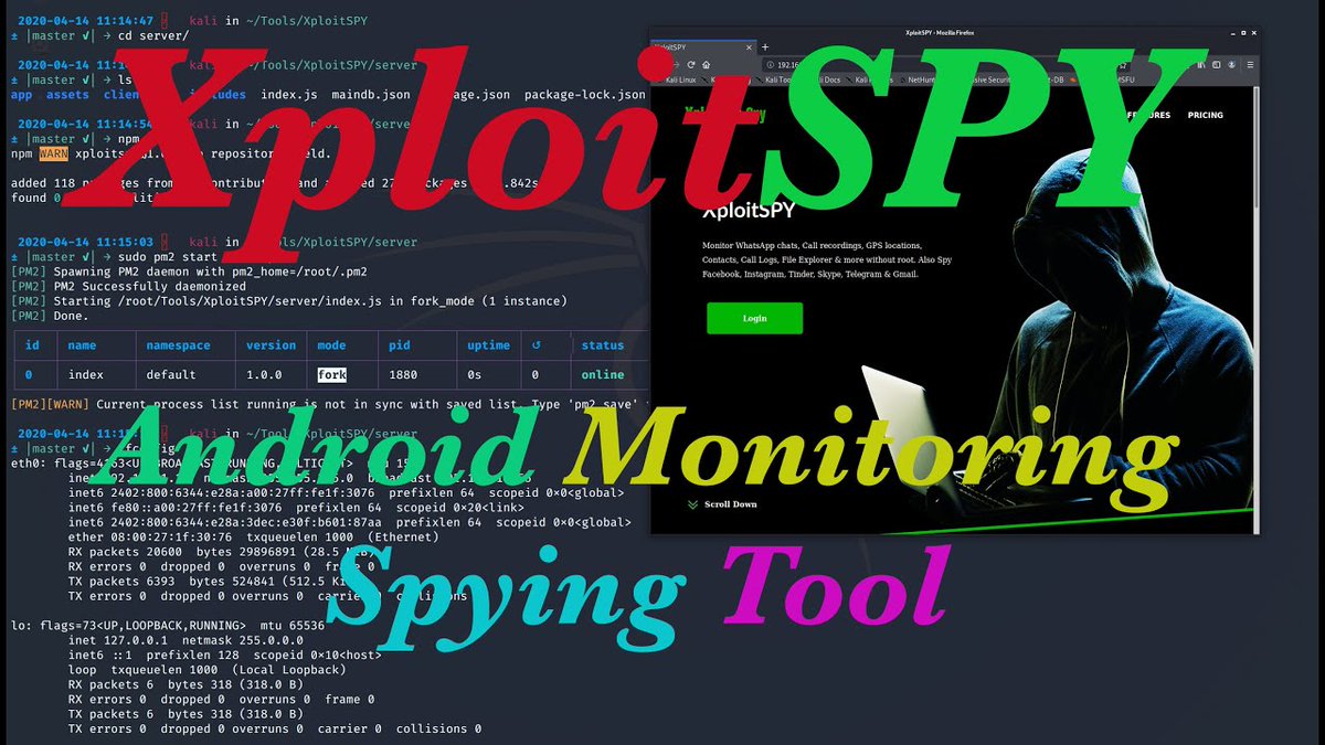 Hakin9's tweet photo. A cloud based Android Spying or Monitoring Tool, powered by NodeJS https://t.co/nD11rCTZBR  

#infosec #cybersecurity #redteam #pentest #pentesting  #hacking #hackers #coding #opensource #Linux #windows #android #mobile #spyware https://t.co/maHVd9C9a7