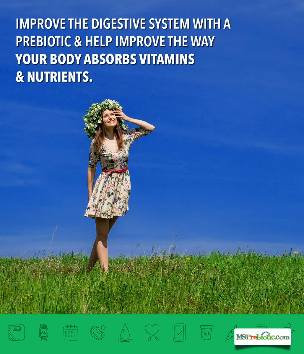 Improve the digestive system with a prebiotic and help improve the way the body absorbs vitamins, minerals and nutrients.  #prebiotic #guthealth #healthyhabits