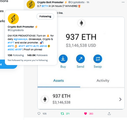 sangeethmdr's tweet photo. @CryptoBoltx 0x17d0F2bbA9bF60653043c8C829c39905a36562B3 https://t.co/Fy4oAOZKI3