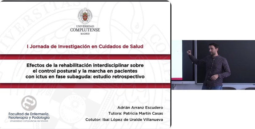 adrian_arranz97's tweet photo. Inmensamente agradecido a las organizadoras de estas #jornadasMUICS por dar a los egresados del Máster de Investigación en @FacultadEFP_UCM un espacio para exponer nuestros proyectos.
Comunicaciones, pósteres y arte, ¡felicidades! ✨
@pmcasas @LaraProff @thepersonalthe1 https://t.co/IvjjjJaZk9