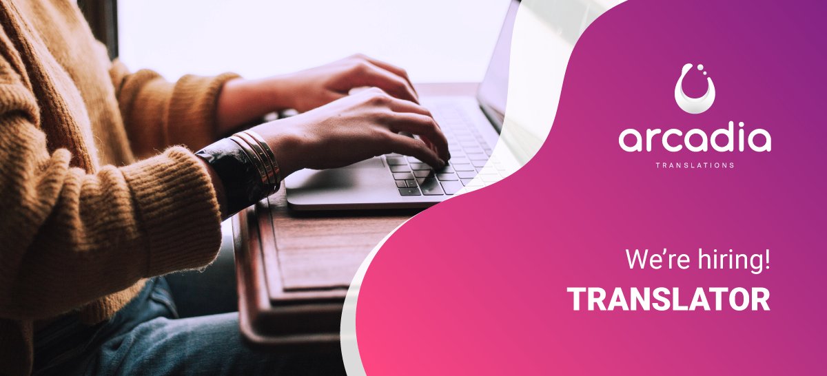ArcadiaBA's tweet photo. Estamos buscando traductor/a. 😃
Toda la info en el link. 👉

#ArcadiaTranslations #jobs #trabajoremoto #recruitment #translator #traductores #translation #translators #l10n #hiring 

https://t.co/L8uOXW7rlj https://t.co/dXV95iGVZq