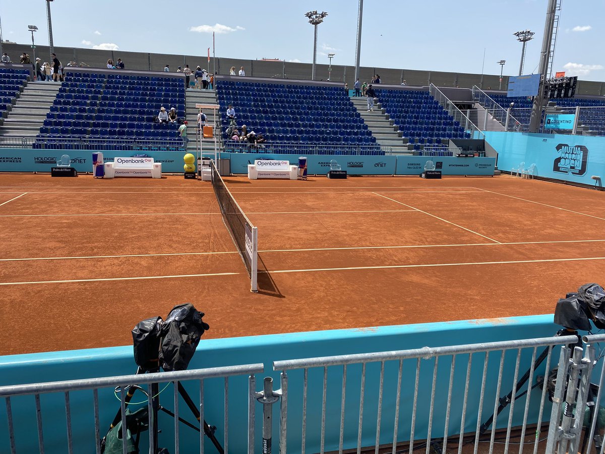 Robert Allan (@rallanfcipd) on Twitter photo First live tennis experience. Might as well make it Madrid Masters. <a href="/EmmaRaducanu/">Emma Raducanu</a> coming up shortly 😀 First live tennis experience. Might as well make it Madrid Masters. <a href="/EmmaRaducanu/">Emma Raducanu</a> coming up shortly 😀