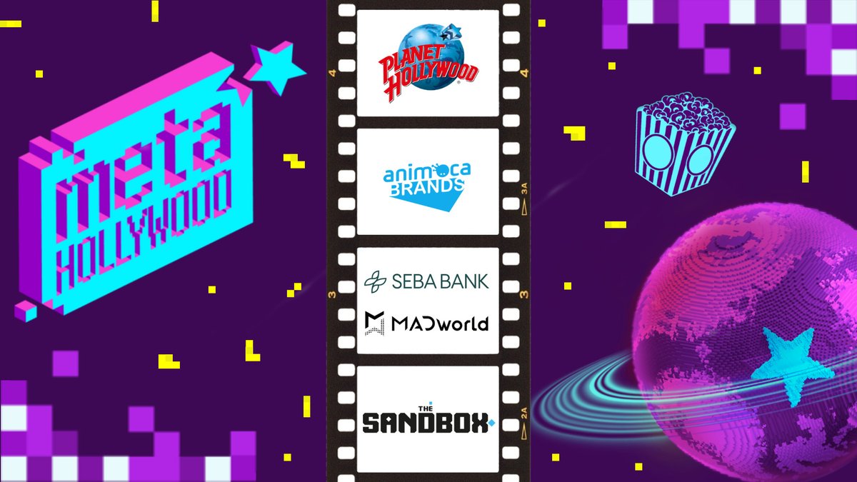 Meta Hollywood (@meta_hollywood) on Twitter photo Meta Hollywood is a joint venture between <a href="/PlanetHollywood/">Planet Hollywood</a> & <a href="/animocabrands/">Animoca Brands</a>.
We have partnered with <a href="/TheSandboxGame/">The Sandbox</a> <a href="/Madworldnft/">MADworld</a> & @WeAreSEBA to bring this project to life.
Excited to reveal the details for our first NFT drop soon.
Follow us for updates.
#nft #metaverse Meta Hollywood is a joint venture between <a href="/PlanetHollywood/">Planet Hollywood</a> & <a href="/animocabrands/">Animoca Brands</a>.
We have partnered with <a href="/TheSandboxGame/">The Sandbox</a> <a href="/Madworldnft/">MADworld</a> & @WeAreSEBA to bring this project to life.
Excited to reveal the details for our first NFT drop soon.
Follow us for updates.
#nft #metaverse