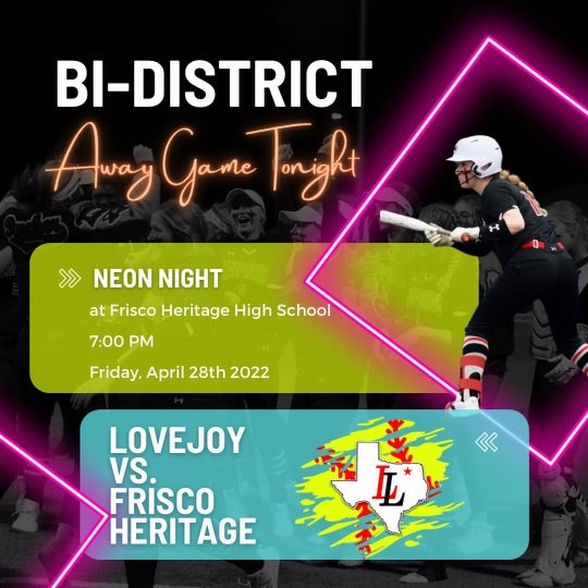 Game 2 tonight! Let’s get it! 
#stayHARD #223 ⁦<a href="/SoftballLovejoy/">Lovejoy Leopard Softball</a>⁩ ⁦<a href="/coach__puckett/">Coach Puckett🌵</a>⁩ ⁦<a href="/Coach_Francis99/">Kevin Francis</a>⁩