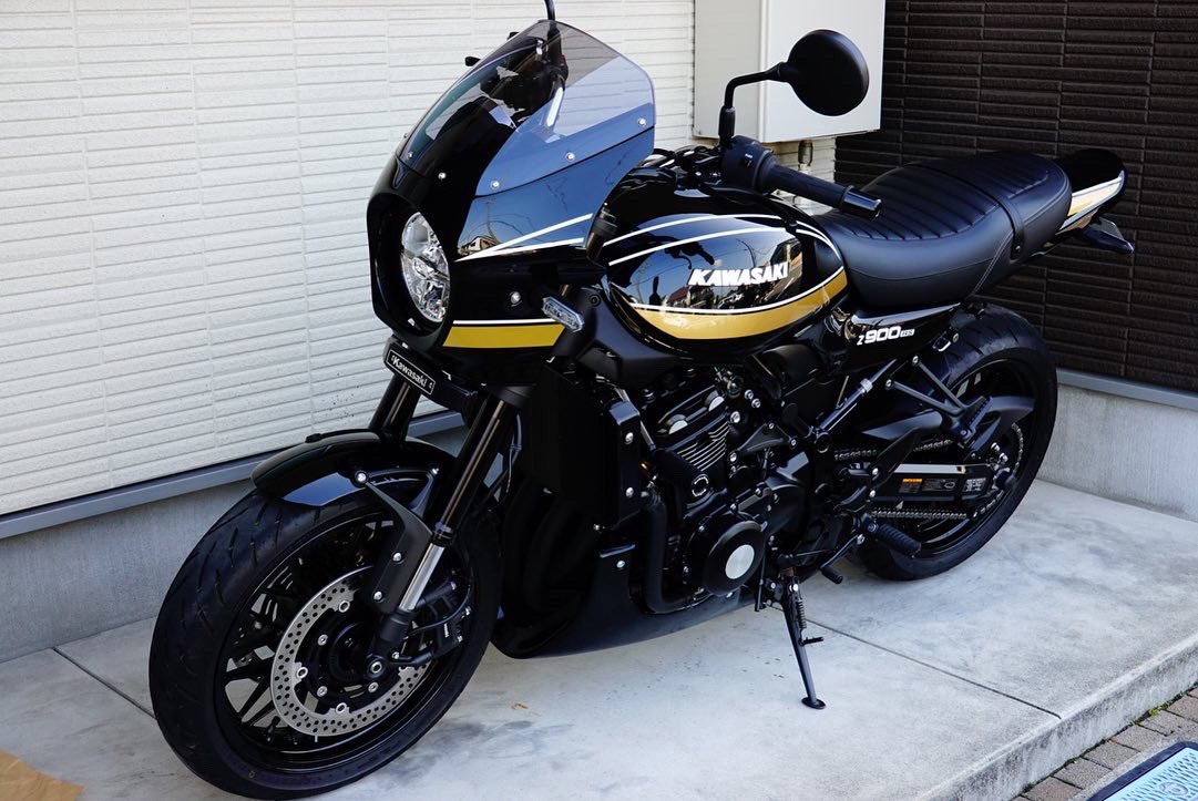Z900RSにシックデザインのマスカロードを装着 発注から3.5ヶ月 Z900RSにシックデザインのマスカロードを装着 発注から3.5ヶ月