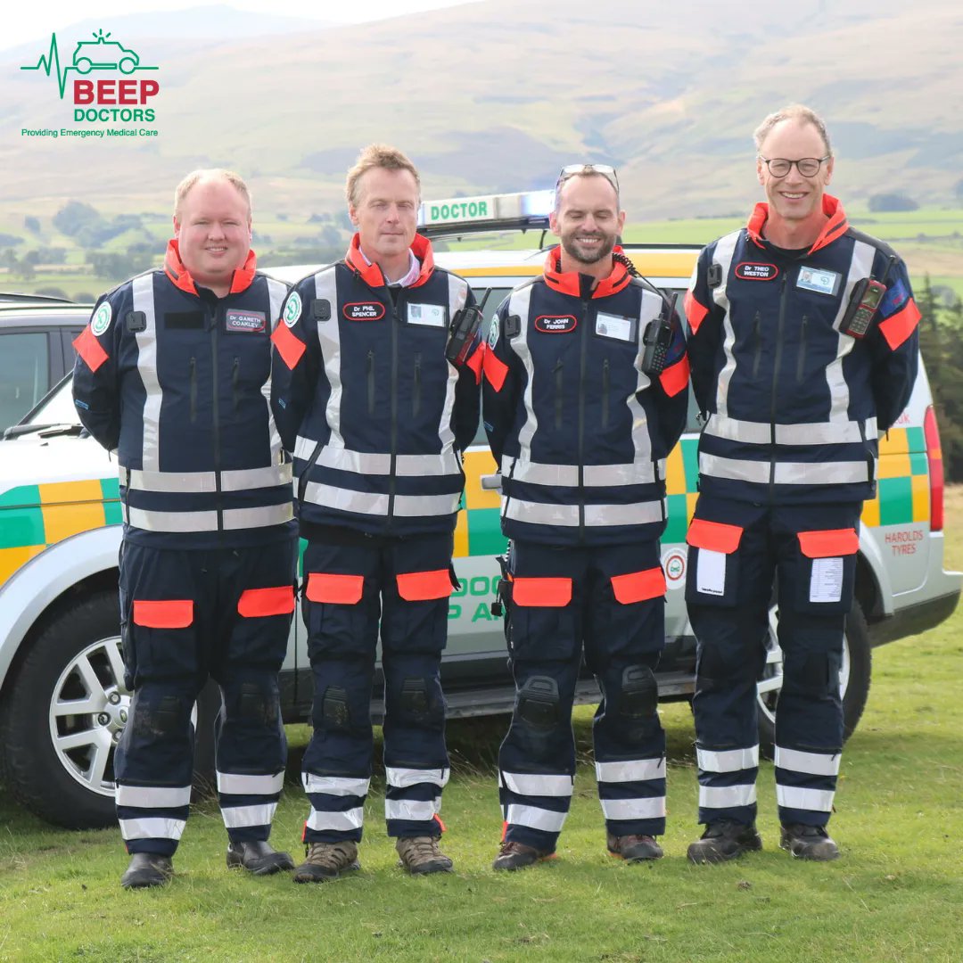 Find out more about Pre-Hospital Emergency Medicine, which our Doctors are trained in, case studies about people we have helped, and ways to support BEEP Doctors on our website. buff.ly/3Ehpy3r  #Beep #BeepDoctors #Cumbria #Charity #TeamBeep #VolunteerMedics #Fundraising
