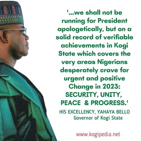 @YoungClement12 Some many people in high places have a lotta good words to say about GYB. Man is Godsent to hapless Nigerians. 
Wouldn't you rather queue behind him for more democracy dividend. 

#YahayaBello 
#yahayabelloiscoming2023