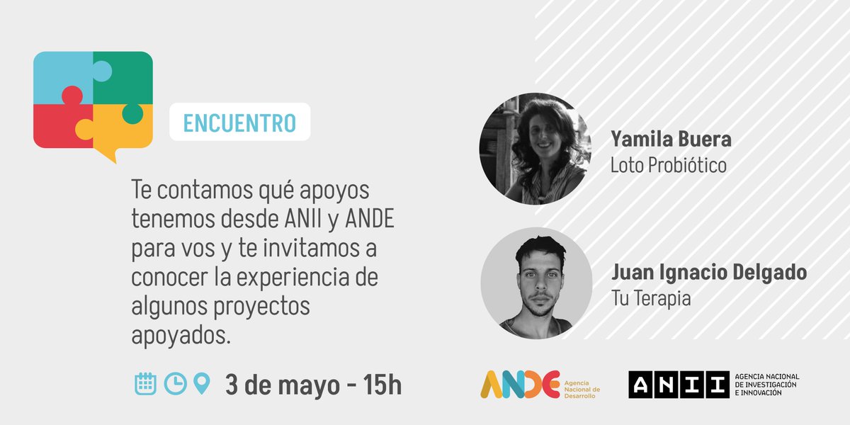 ANDE (@andeuruguay) on Twitter photo ¡Inspirate y conocé todas las herramientas disponibles que tenemos en ANDE y <a href="/ANIIuy/">ANII - Uruguay</a> para emprender, este 3 de mayo por streaming! 💪🏼 ¡Inspirate y conocé todas las herramientas disponibles que tenemos en ANDE y <a href="/ANIIuy/">ANII - Uruguay</a> para emprender, este 3 de mayo por streaming! 💪🏼
