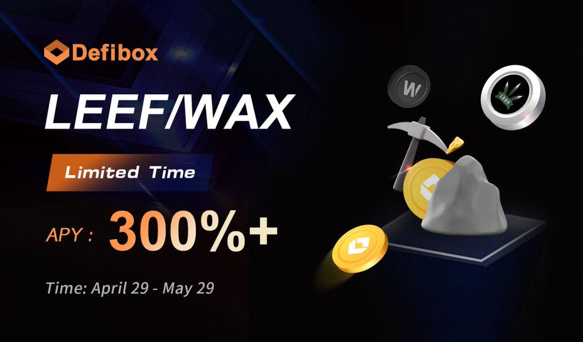 #NEWS of the Month #LEEF is now dual #mining #LP on wax.defibox.io big thanks to the guys 
<a href="/DefiboxOfficial/">Defibox</a>
 for helping us set it up
check out leeftoken.io for more info on LEEF or join our Telegram t.me/LEEFmaincorp 
#EOSIO #WAX #EOS #TLOS #NFTs #WAXP