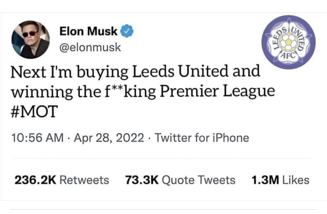 markrhodesi's tweet photo. @elonmusk is this true MOT https://t.co/i2iN1x2mot