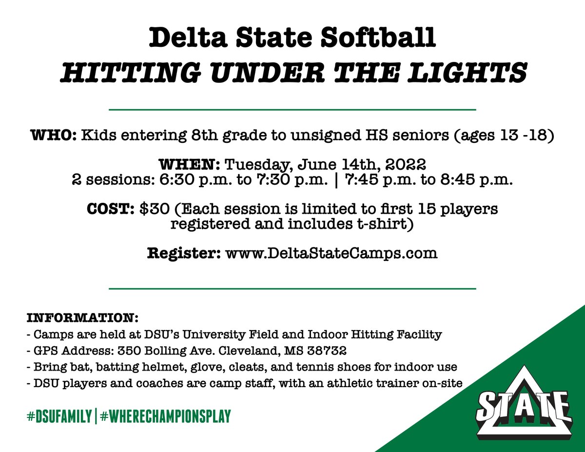 Lady Statesmen Softball tweet media