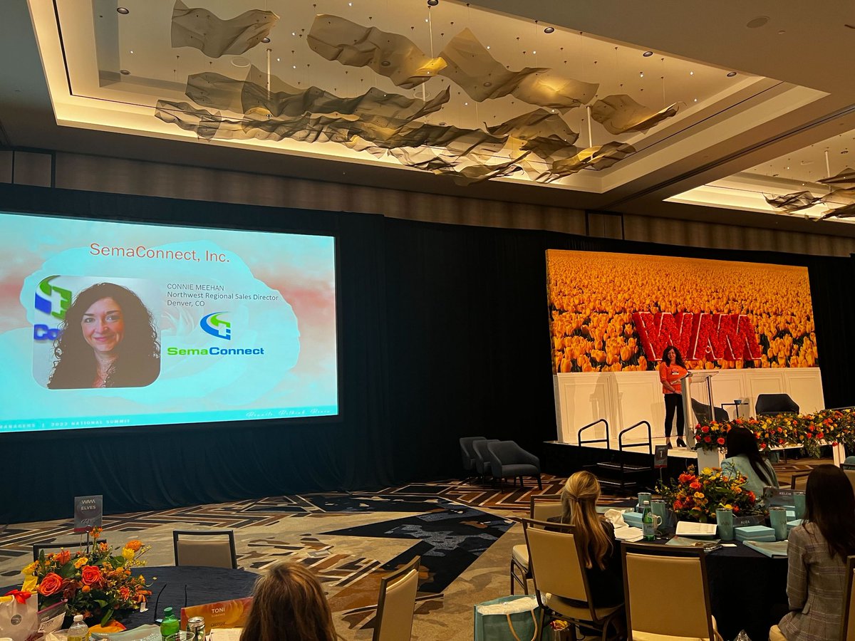 SemaConnect's tweet photo. This week our team was honored to attend @GreystarApts Women in Asset Management Summit! Thanks to everyone who stopped by to learn about EV charging!
#EVcharging #electricvehicles #WAMsummit #PropertyManagement #AssetManagement #multifamily https://t.co/7MtyRAyMmE