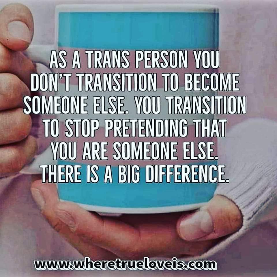 meredithbeyl's tweet photo. This what I hear from every trans person I have the pleasure of talking to about their identity. 
In this country, everyone's supposed to be entitled to life liberty &amp; pursuit of happiness, but some of y'all seem to ignore that unless it applies to you. #TransRightsAreHumanRights https://t.co/mQvhOMd27l