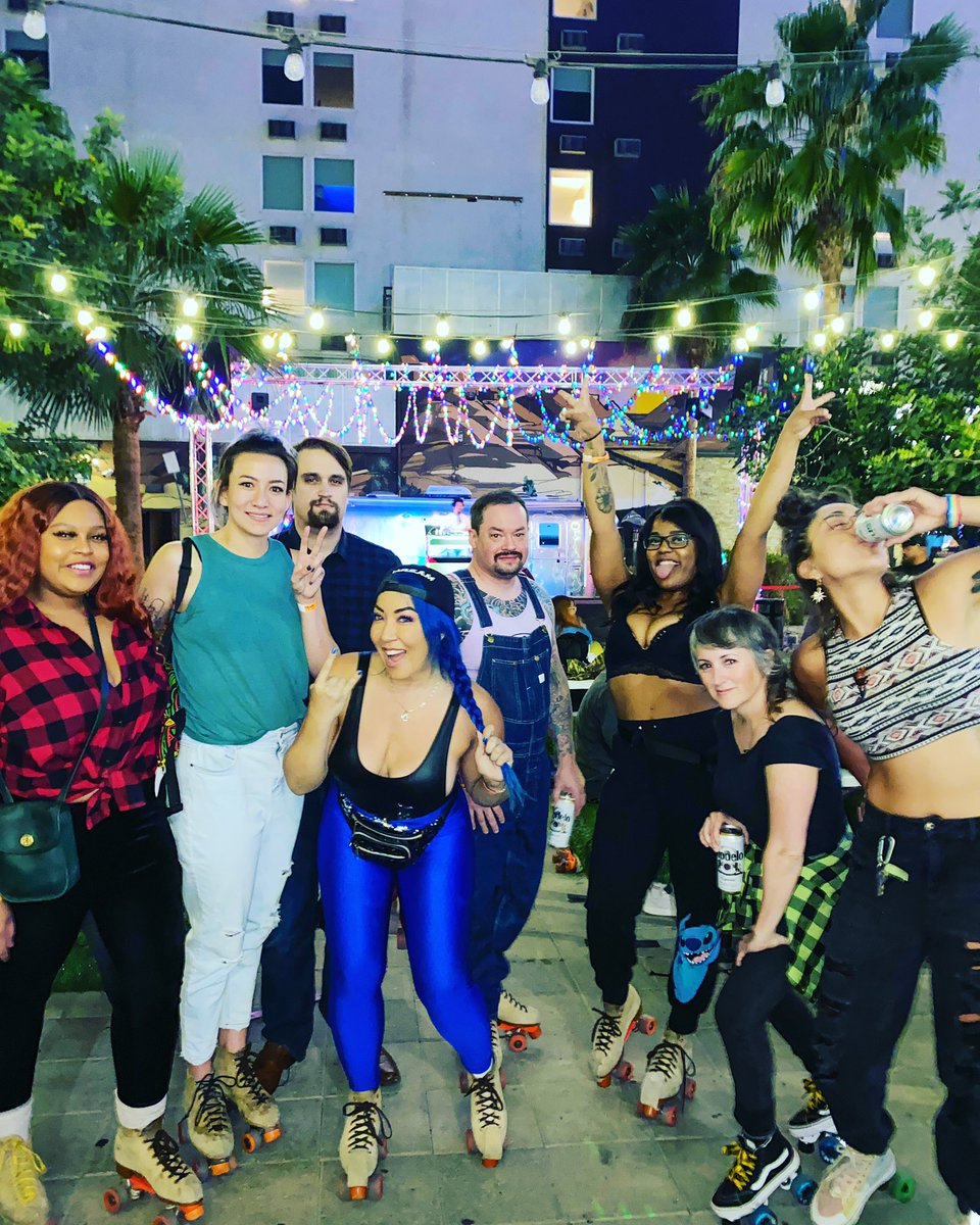 Thank you to everyone for coming out to skate last night! Thank you to #sk8party for throwing a kick ass event <a href="/goldspikedtlv/">Gold Spike</a> .. <a href="/b3ccxx777/">B3ccxx</a> @janamh222 <a href="/tracyleenft/">Tracy Lee NFT</a> <a href="/gravesmichell3/">gravesmichelle</a> <a href="/Ladykarm4/">Lady Karm4</a> 

More classes and events coming soon!

#womenxnft #nft #rollerskating #dtlv #womeninnfts
