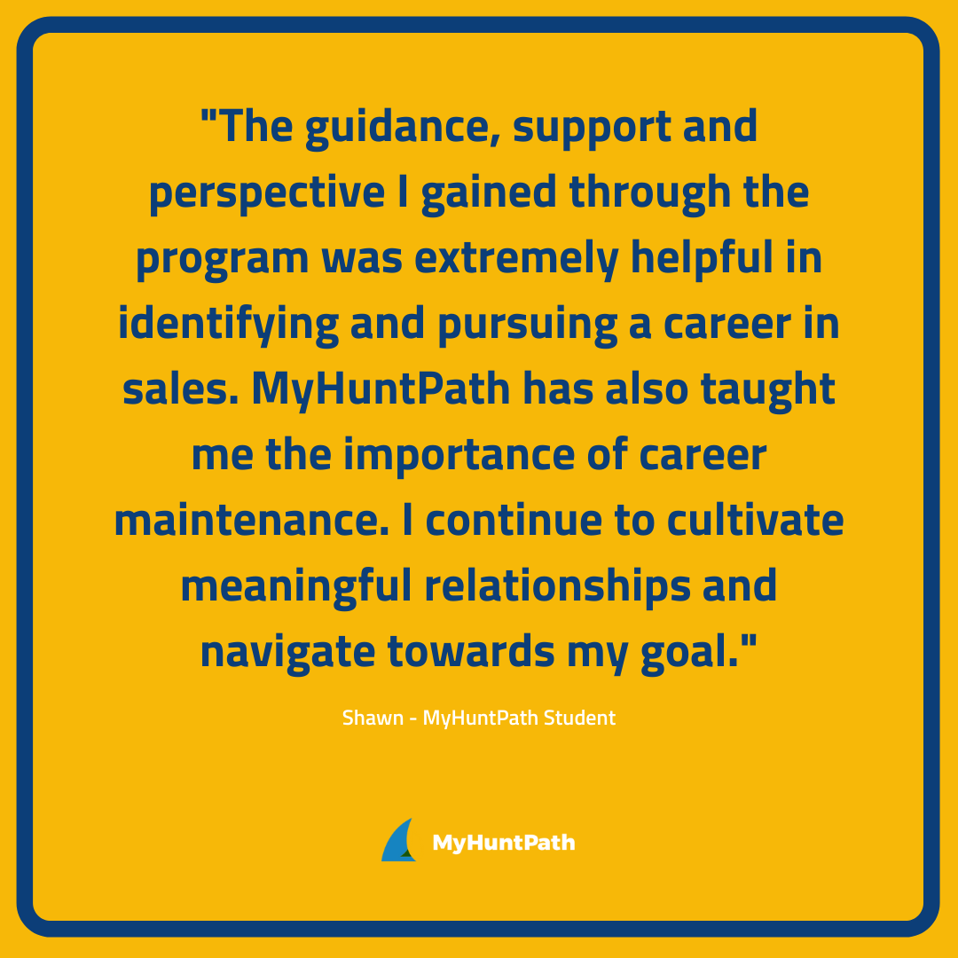 MyHuntPath's tweet image. Shawn, a MyHuntPath student has learned invaluable lessons from our courses. See more user testimonials, here: bit.ly/376MFCp