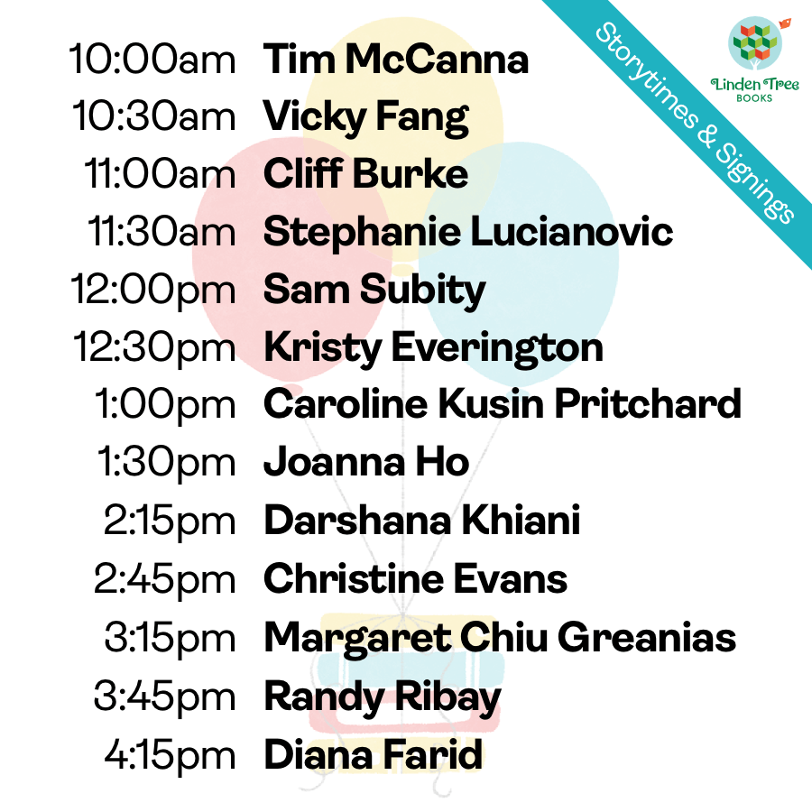 LindenTreeBooks's tweet photo. Can't wait for Independent Bookstore Day tomorrow! We've added some names to storytime/signing schedule (@randyribay! @_artelixir!) and have tons of exclusive items, discounts, giveaways, and cookies (yum) ready for you all. Let's party!🎉📚 https://t.co/tQ3cIBdiRU