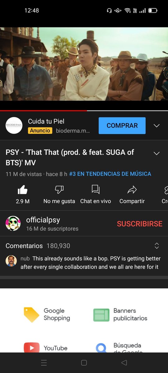 Min_Dtwton's tweet photo. Vamos muy bien no paremos !
#ThatThatOutNow
#ThatThatFeatSUGA
#ThatThatToday 
#ThatThatProdSUGA
#ThatThat
#SUGA 
#SUGA #방탄소년단슈가 https://t.co/hHUejPd9hw