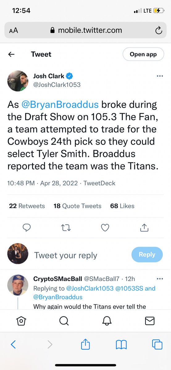 mattexas8's tweet photo. @comicAnton @ConnorNFLDraft Teams and analysts disagreed on Smith. Analysts don’t make the picks. https://t.co/6hcOh1odhV