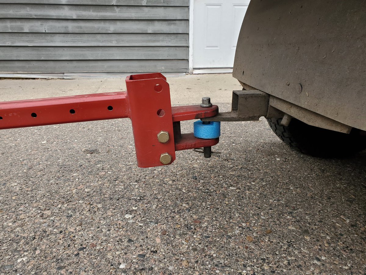 Tennis ball is a good idea, I think many of us have some noodles laying around.