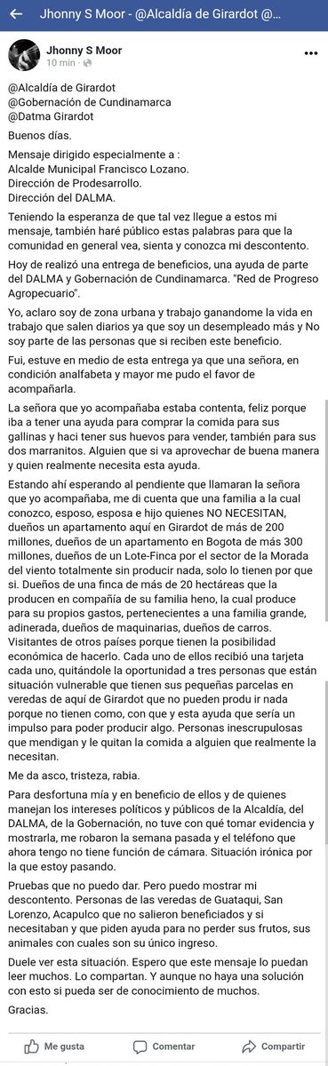 malejaprada's tweet photo. @Alc_Girardot
@CundinamarcaGob
#DATMA
#Girardot
#DenunciaCiudadana
#Inconformidad
Cosas que pasan en Girardot y en general a nivel nacional, tristemente. https://t.co/fXFLIxzKAh