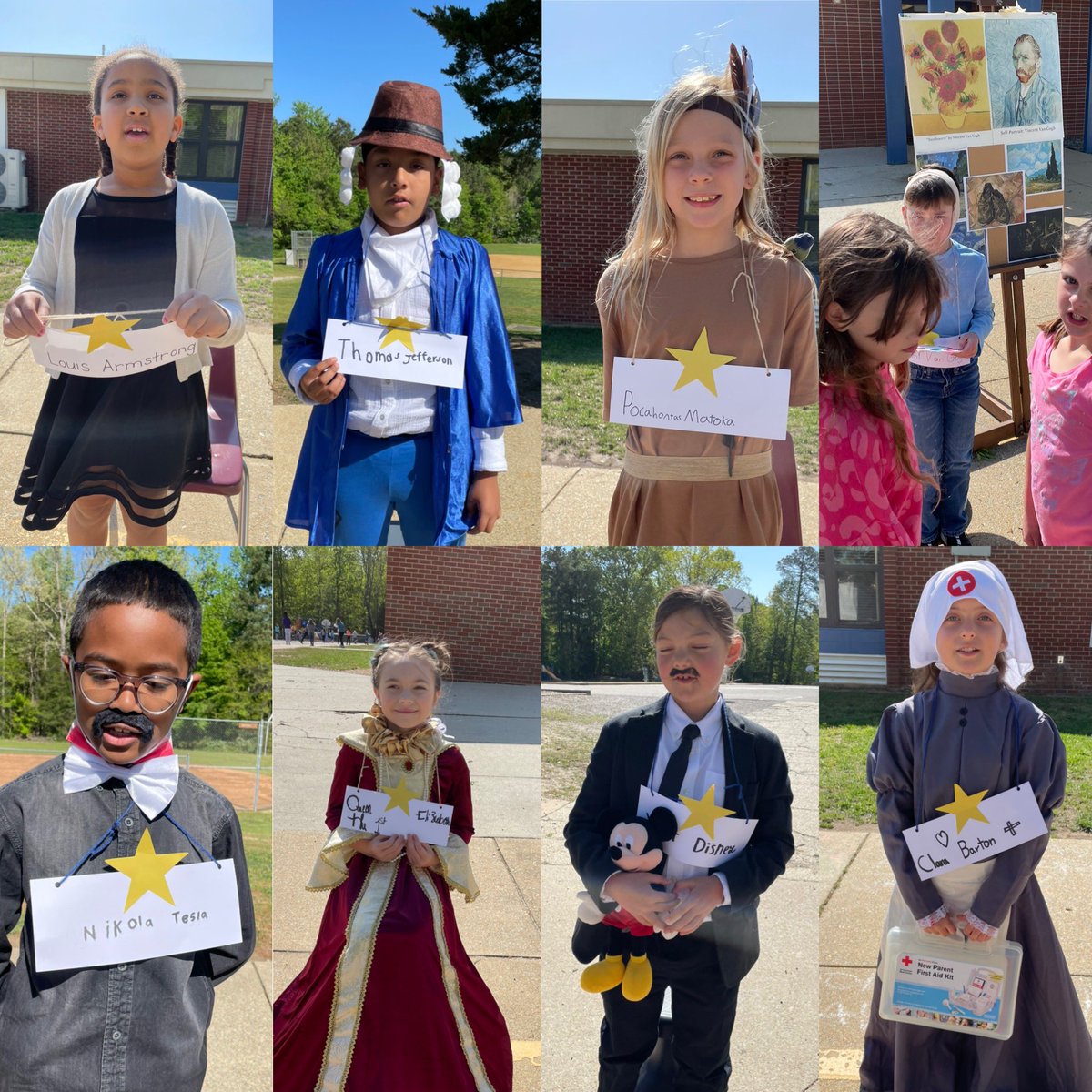 wresWildcats's tweet photo. WES 3rd graders impressed family, staff & friends with their “History Lives” speeches and outfits! #socialstudiesFUN https://t.co/9OtRUh9alL