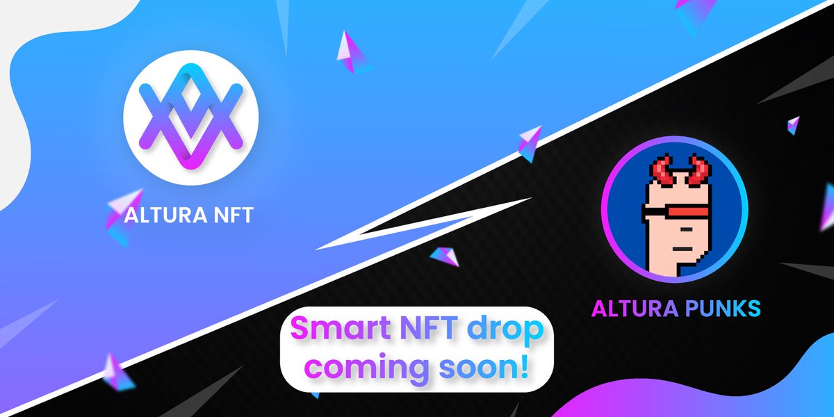 🚀 Altura Punks is having an exciting Smart NFT drop soon! 

🔑 Those who join the waiting list for Marketplace V2 will get a free Altura Punks loot box key! 🔑

Learn more about the Altura Punks 👇  
alturanft.medium.com/altura-punks-p…