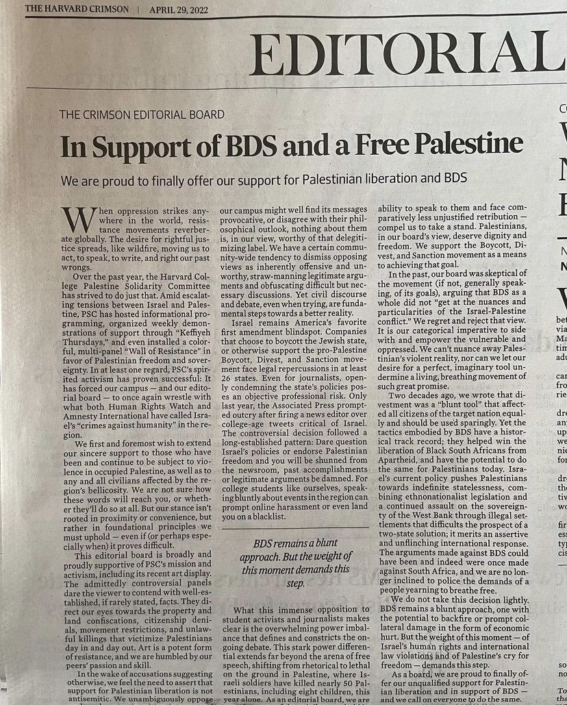 thepalforum's tweet photo. In The Harvard Crimson today📌 

Bravo to the editorial board and congratulations PSC Harvard! Click to read the full article: https://t.co/VCjQ7QerAm… https://t.co/8835UOe18P