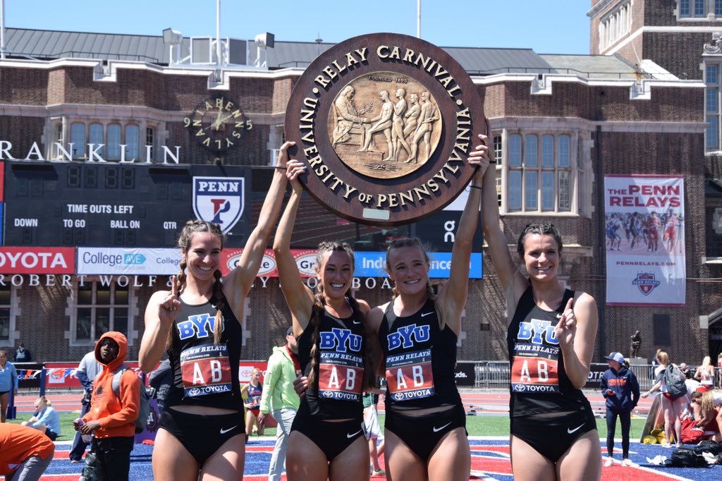 Penn Relays on Twitter "Brigham Young (BYUTFXC) wins its first Penn
