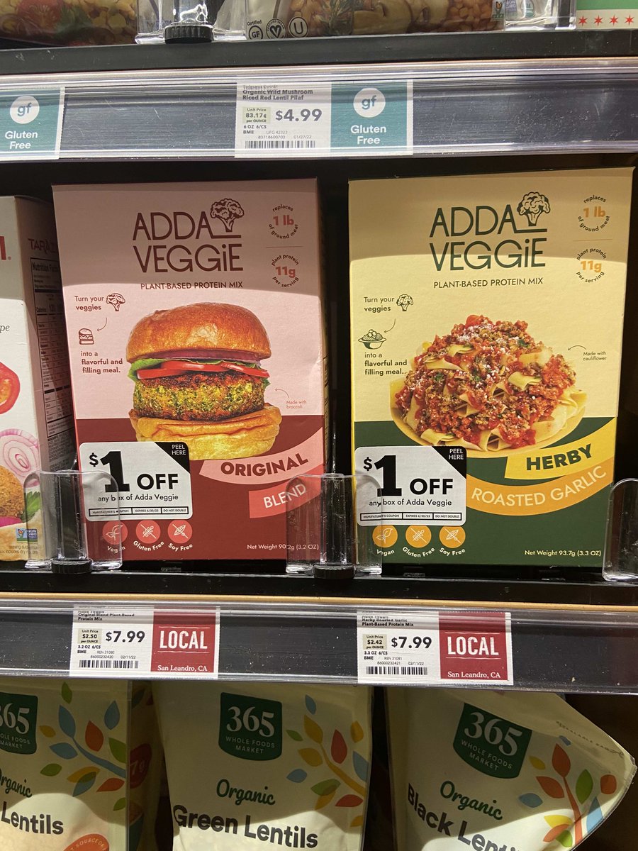 Adda Veggie (@addaveggie) on Twitter photo You can find our products at <a href="/wholefoods/">Whole Foods Market</a>.
Check out our Store locator to find a store near you: addaveggie.com/store-locator
Spotted in #Marin <a href="/WholeFoods/">Whole Foods Market</a>. You can find our products at <a href="/wholefoods/">Whole Foods Market</a>.
Check out our Store locator to find a store near you: addaveggie.com/store-locator
Spotted in #Marin <a href="/WholeFoods/">Whole Foods Market</a>.