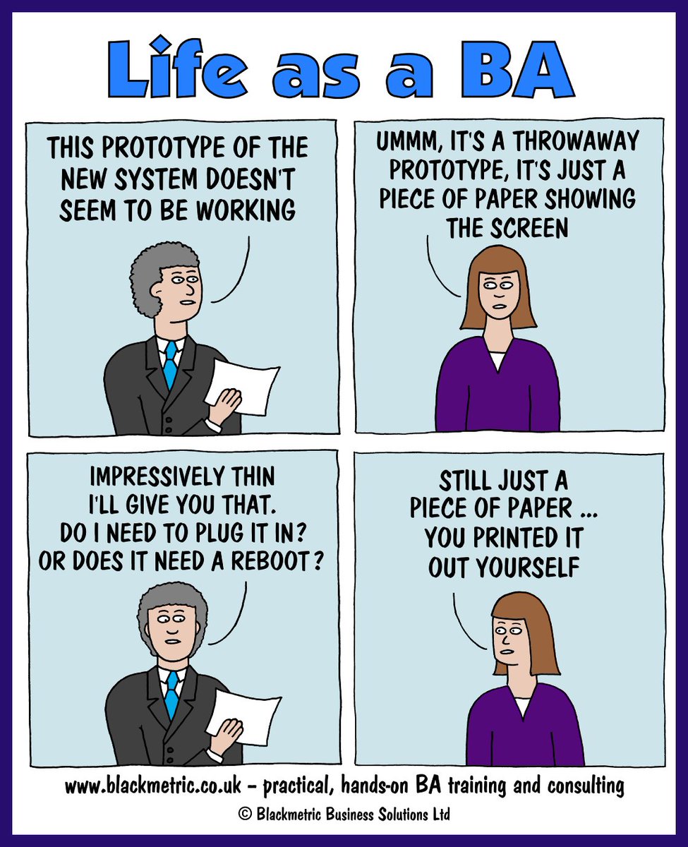 Sometimes it's hard to know what to say...

#BusinessAnalysis #BACommunity