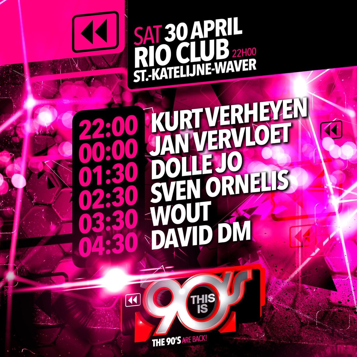 Morgen zaterdag is het fiësta-time!
This is 90's in Rio Club
facebook.com/events/6363445…