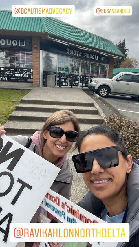 BCASDAdvocacy's tweet photo. Happening now...NDP office rallies across the province!
Below is our @Dave_Eby and our @KahlonRav location!
#bcpoli #autismacceptancemonth #autismbc
#choice #individualfunding https://t.co/IH27EXEfDl