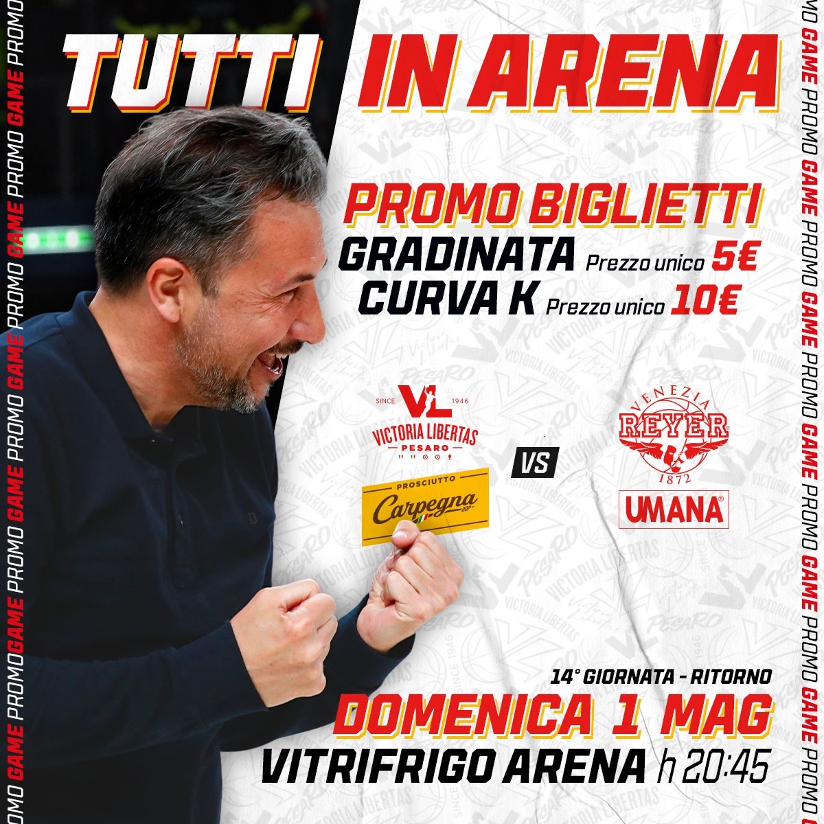 VLPesaro's tweet photo. #PesaroVenezia #Vieni #Vivi #Vuelle #TuttiInArena 💛🔥🏀⚪🔴 https://t.co/zXusy31bXq