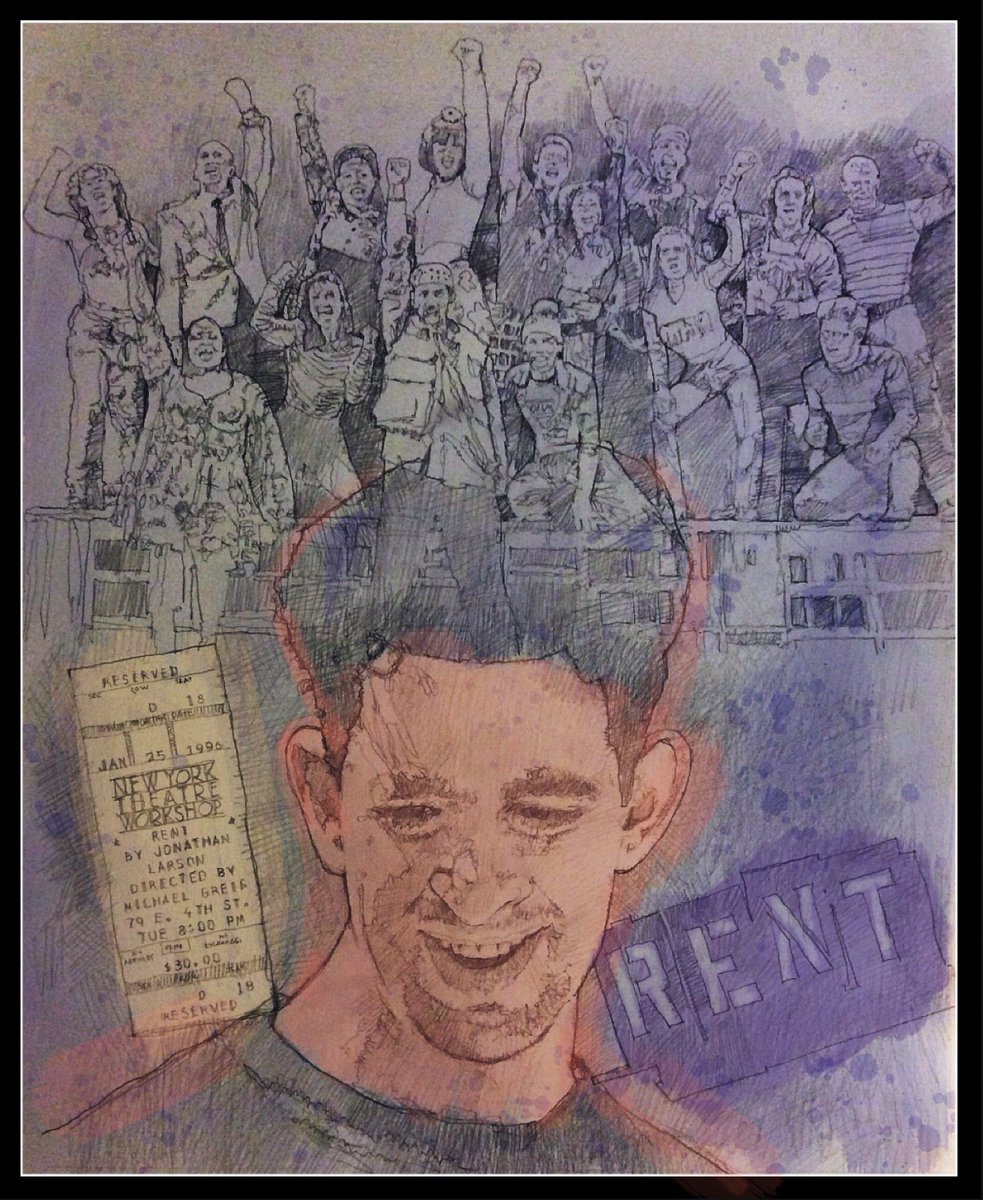 JohnKnaus1956's tweet photo. RENT opened on Broadway 26 years ago today. Thank You Jonathan Larson. #jonathanlarson #nodaybuttoday https://t.co/4tVDWQNMtO