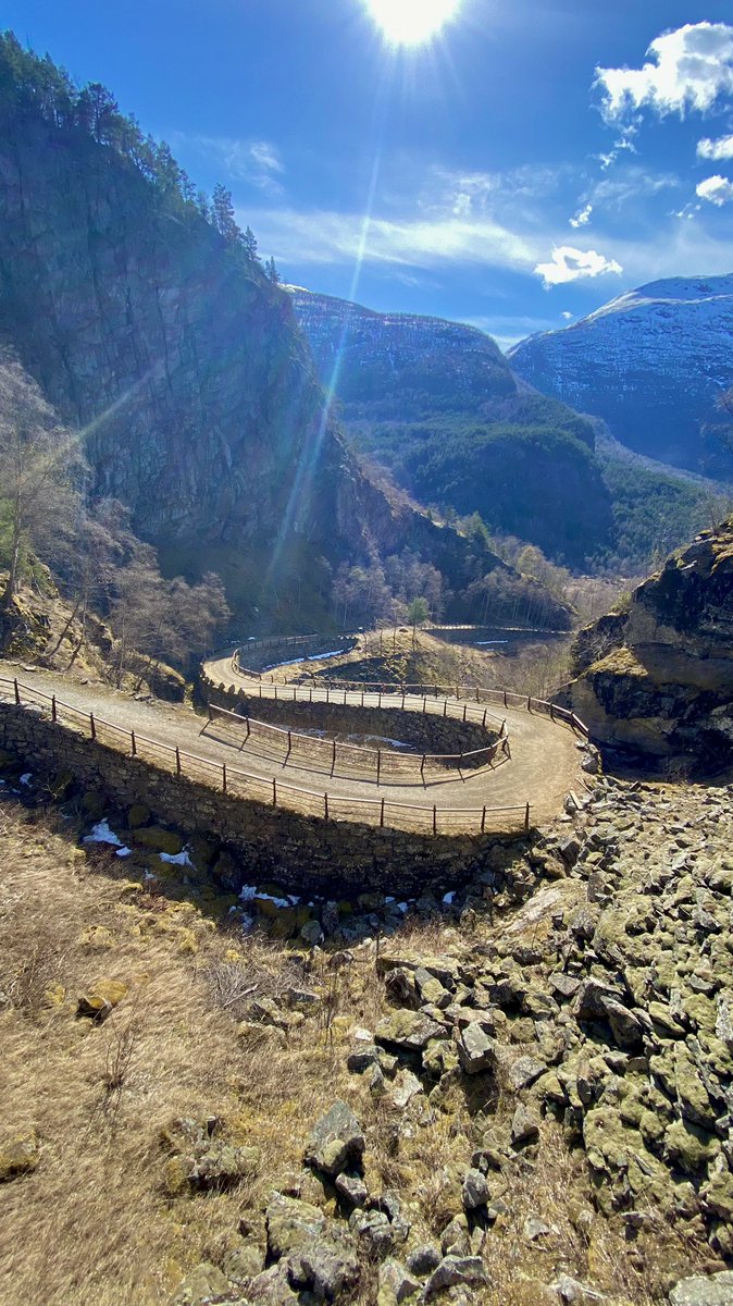 visitnorway's tweet photo. Can you believe that these 4 pictures were taken on the same day? Kongevegen - King’s Road trail is just 🤩 in springtime💚 #norway #visitnorway @VisitSognefjord @VisitSognefjord https://t.co/ixYvX6weEL