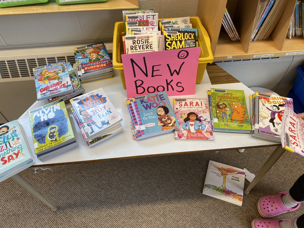 When a student finds a new book and immediately is excited that the character looks just like her. <a href="/HewittsCreek/">Hewitt's Creek</a>