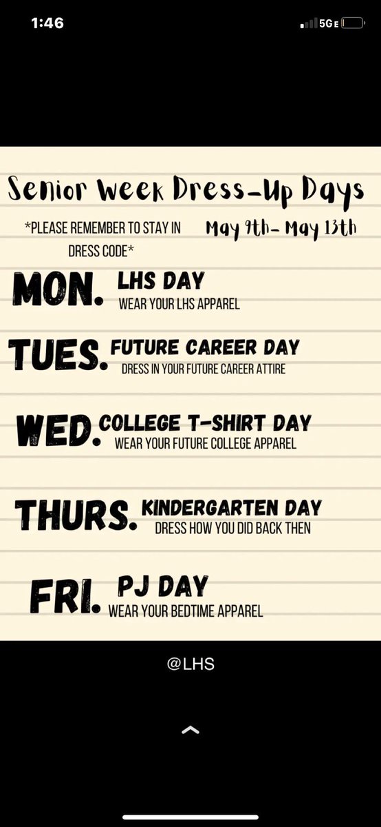 LHS Senior Dress-Up Days 🎓 <a href="/LHSintheNews/">LaVergne High School</a>