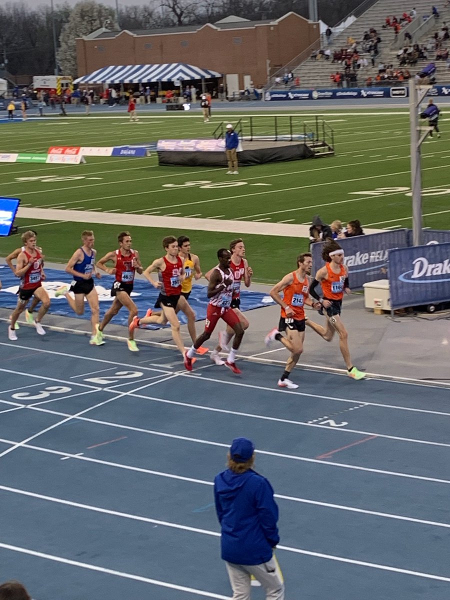 ESHSXC's tweet photo. Michael Rebello finishes 4th in the men's 5k race @DrakeRelays in Des Moines, IA with a time of 14:11.54 (4:33.8 per mile pace) https://t.co/avJwN1ctPq