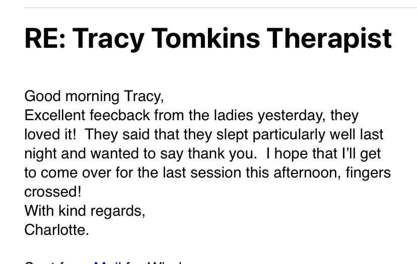 I have been at two different nurseries giving each member of staff a 15 minute Reiki Session as a thank you from their management.  They were so grateful and excited to be treated.  If you would like more information for treating your staff contact me. 💜#reiki #relaxing #sunbury