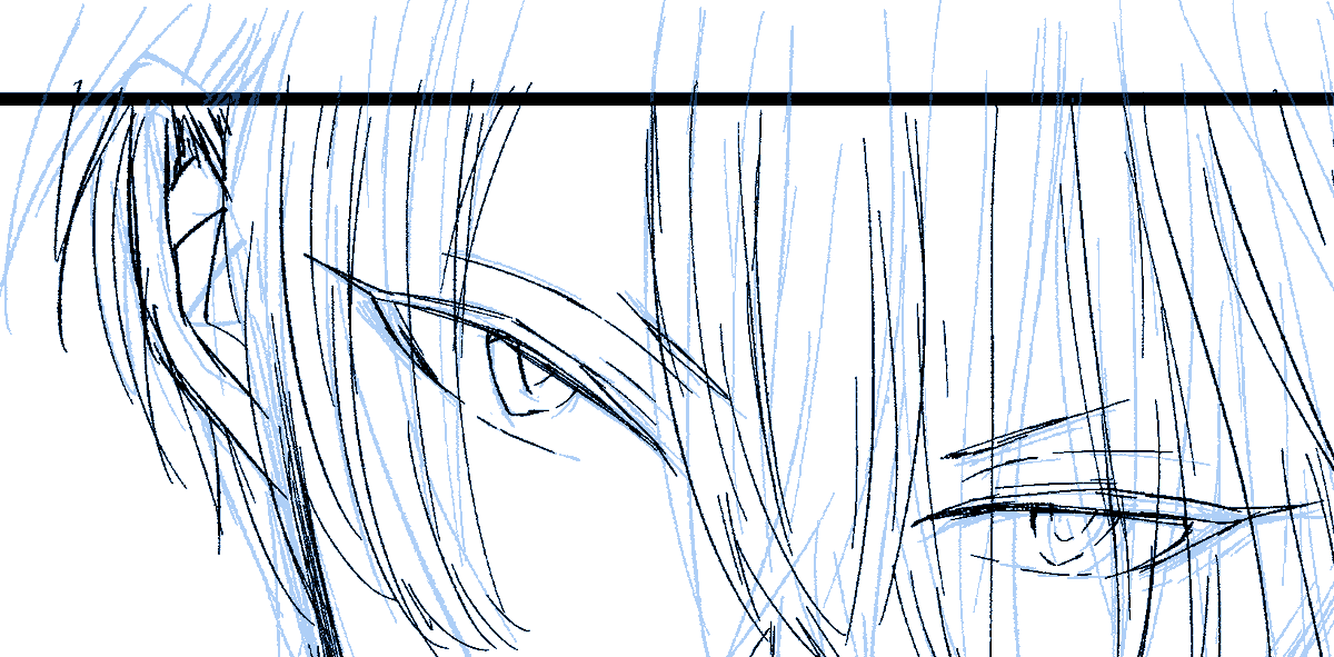 今日はここまで
両目描くか、隠すか悩みどころ 