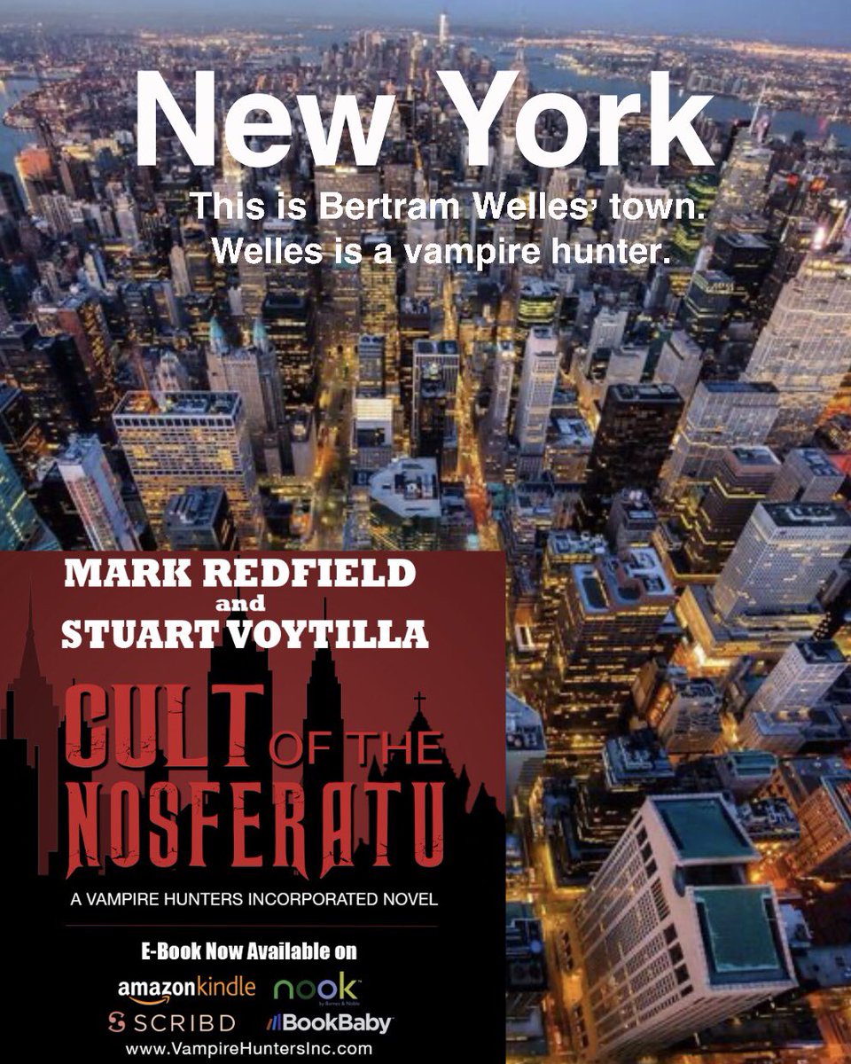 RedfieldCompany's tweet photo. Cult of the Nosferatu by Mark Redfield and Stuart Voytilla.
eBook of the novel available from- 
Amazon
https://t.co/H8ObK78wC0
Amazon Asia-Pacific 
https://t.co/zdQgU3re1x
Amazon Australia
https://t.co/oxqeVqbRfk
Hardback 
https://t.co/2SFqKpnKYj 

#vampire #vampirefiction https://t.co/BlzYxmY3K6
